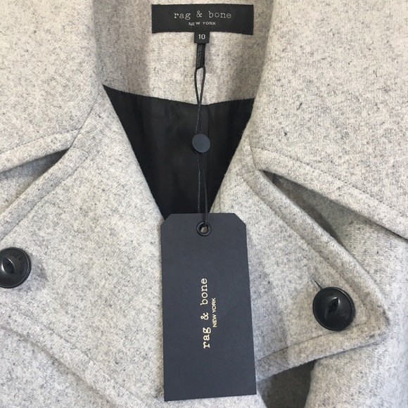 Rag & Bone Skye Wool Peacoat - Picture 5 of 15